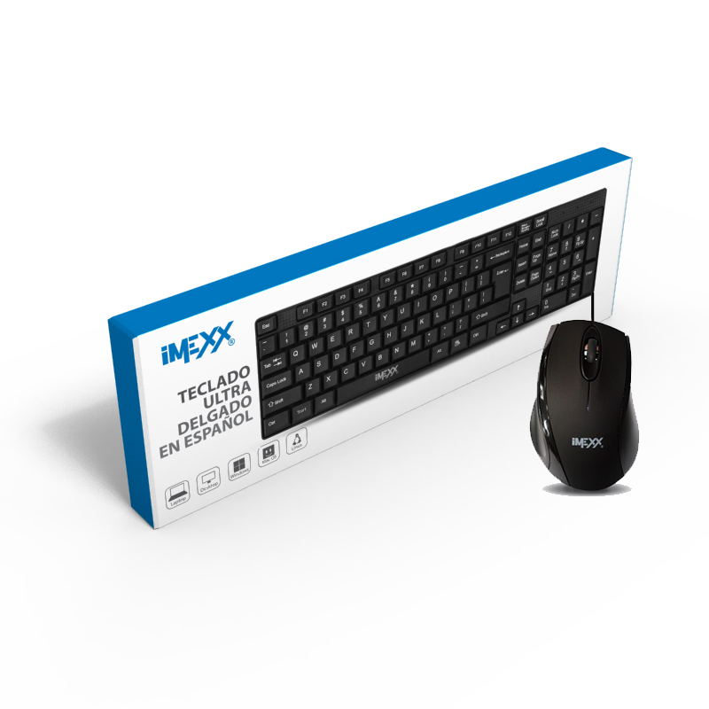 Combo Teclado y mouse USB iMEXX – Renntech
