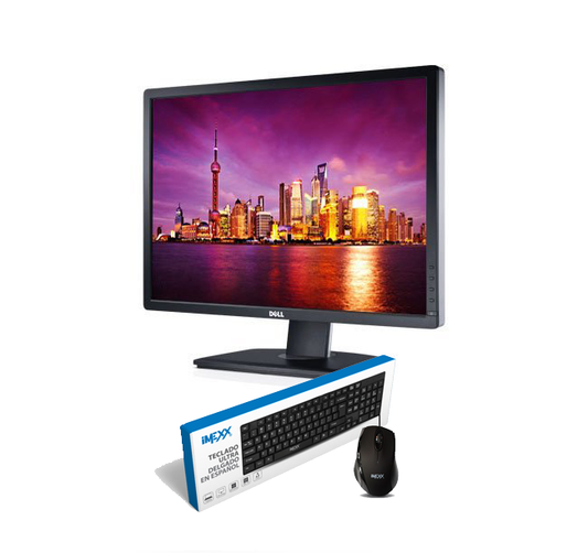 Monitor LCD DELL de 24" + Teclado y mouse