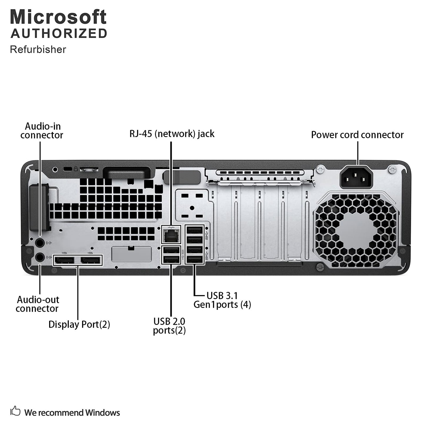 CPU HP ProDesk Core i7 6ta generación
