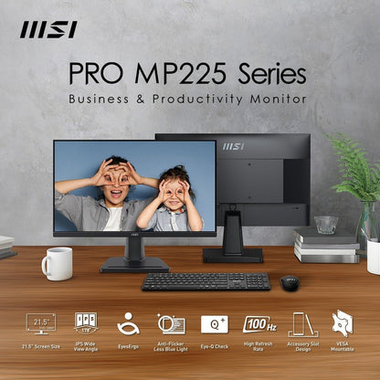 Monitor 22" MSI Pro Series MP225V Full HD (Producto NUEVO en caja)
